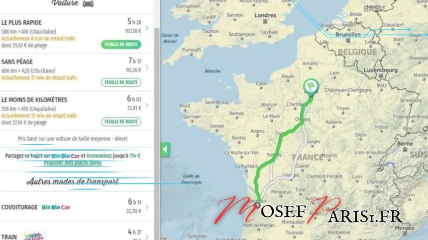 Calcul Trajet Voiture : Comment Planifier Votre Itinéraire Efficacement