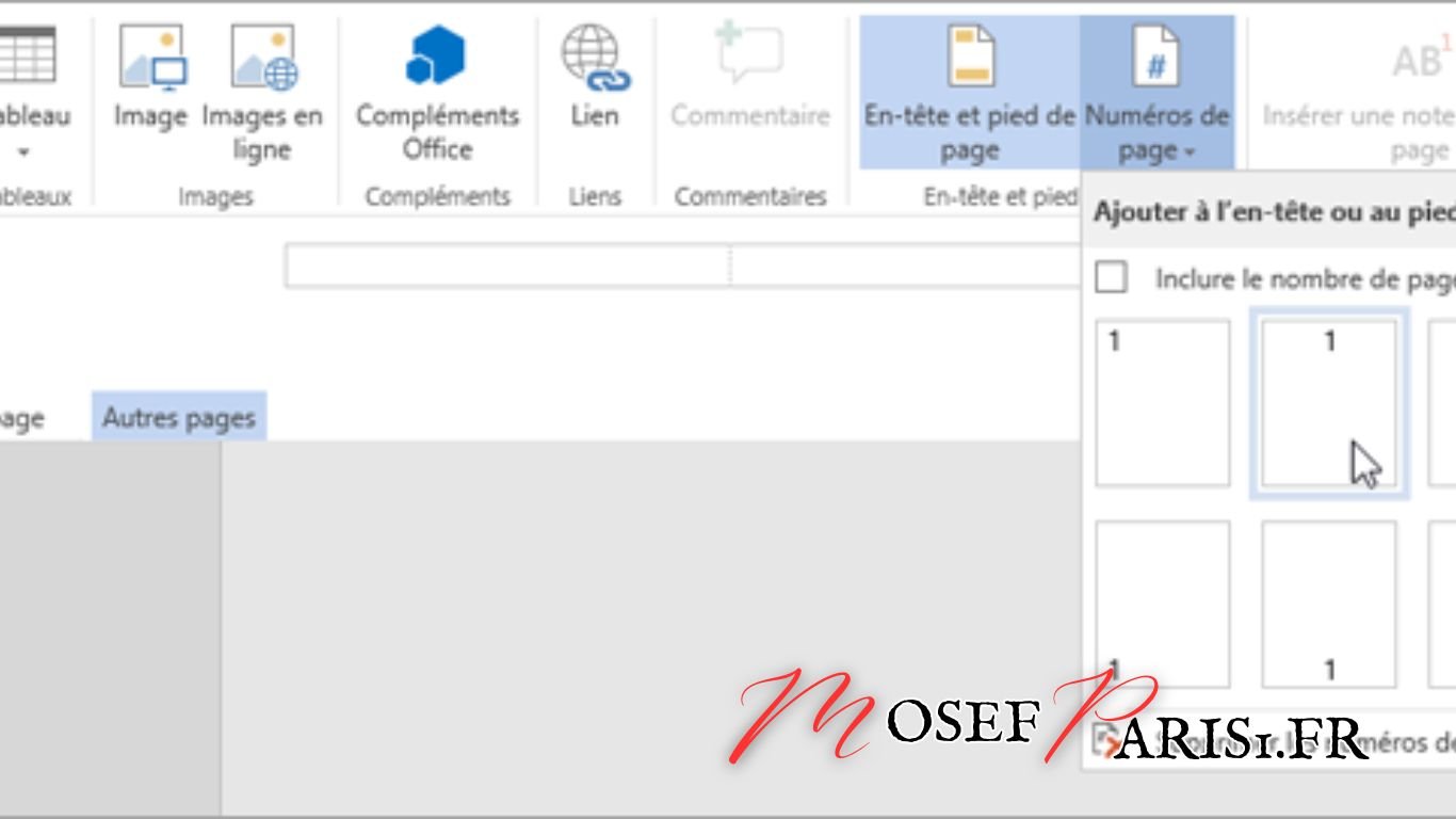 Commencer La Numérotation à La Page 3 Word mosefparis1.fr